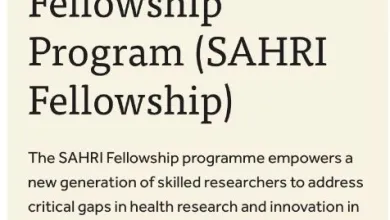 Apply for the 2026-2029 Fully Funded Sub-Saharan Africa Health Research and Innovation Fellowship (SAHRI Fellowship)